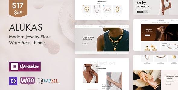 Alukas v1.2.4 – Modern Jewelry Store WordPress Theme