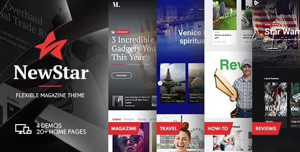 NewStar v1.3.8 – Magazine & News WordPress Theme