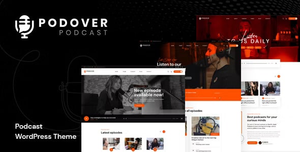 Podover v1.0.7 – Podcast WordPress Theme