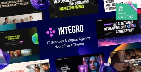 Integro – IT Services & Digital Agency WordPress Theme