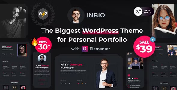 InBio v2.6.0 – Personal Portfolio / Resume Theme