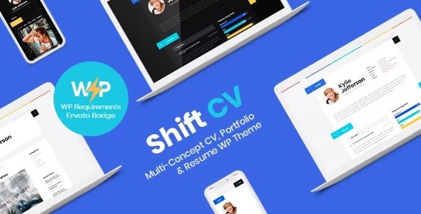 ShiftCV v3.0.10 – Blog \ Resume \ Portfolio \ WordPress