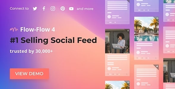 Flow-Flow v4.9.71 – Social Stream for WordPress – Add Facebook Instagram Youtube Feed to WordPress