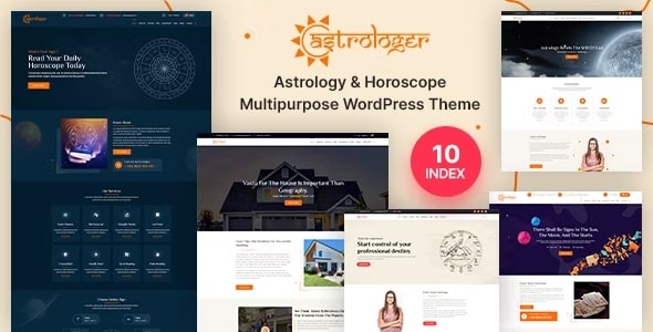 Horoscope and Astrology v2.3 – WordPress Theme With AI Content Generator
