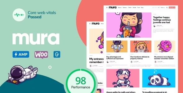 Mura v1.6.6 – WordPress Theme for Content Creators