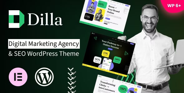 Dilla v1.0.0 – Digital Marketing Agency & SEO WordPress Theme