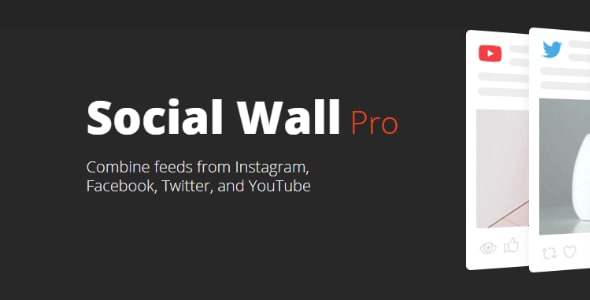 Smash Balloon Social Wall v1.0.8 – Combine feeds from Instagram, Facebook, Twitter, and YouTube