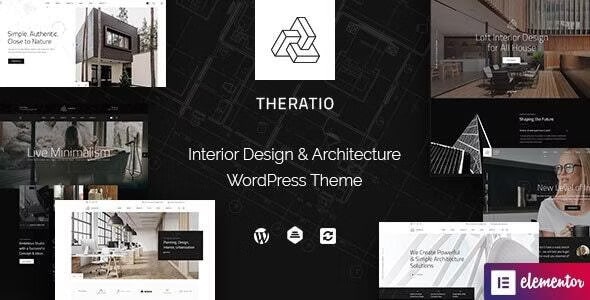 Theratio v1.3.2 – Architecture & Interior Design Elementor WordPress Theme