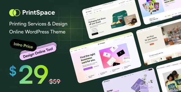 PrintSpace v1.2.3 – Printing Services & Design Online WooCommerce WordPress theme