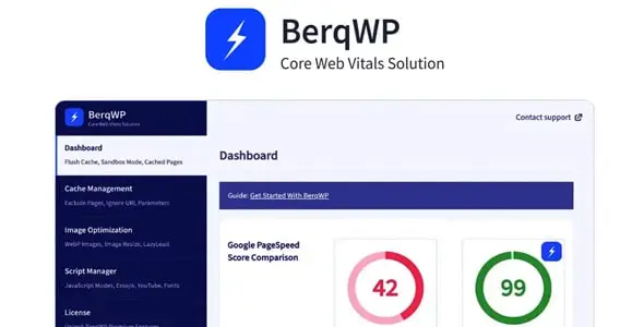 BerqWP v1.8.4 – Automatic All-In-One PageSpeed Optimization Plugin