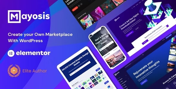Mayosis v5.0 – Digital Marketplace WordPress Theme