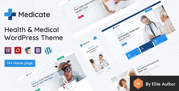 Medicate v3.1 – Health & Medical WordPress Theme + RTL Ready