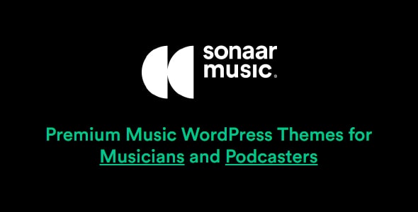 Sonaar v4.27 – Music WordPress Theme for Musicians and Podcasters
