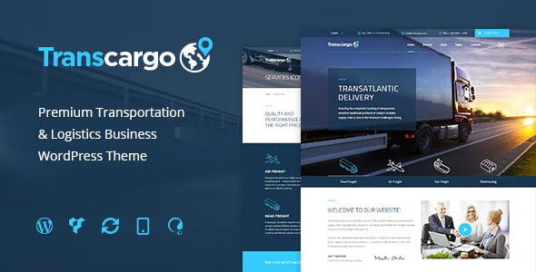 Transcargo v2.9.2 – Transportation WordPress Theme for Logistics