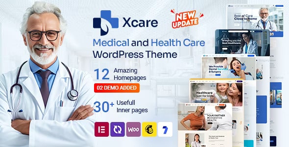 Xcare v5.0 – Medical and Health Care WordPress Theme