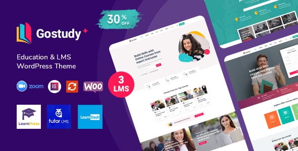 Gostudy v2.4.9 – Education WordPress Theme