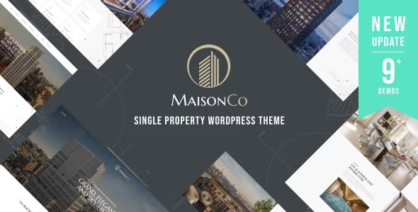 MaisonCo v2.0.4 – Single Property WordPress Theme