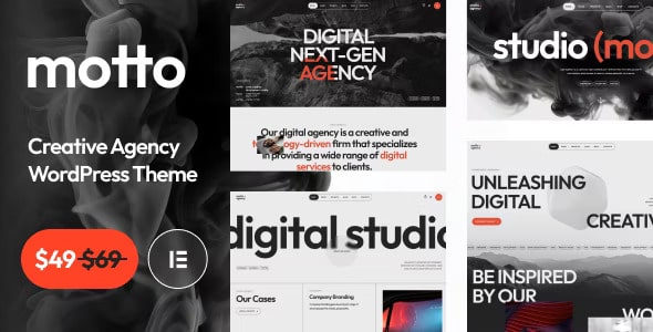 Motto v1.0.3 – Creative Agency & Startup WordPress Theme