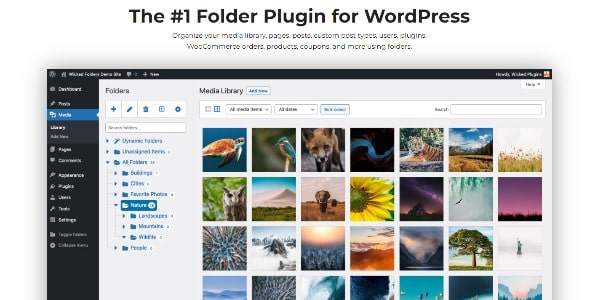 Wicked Folders Pro v3.1.2 – WordPress Media Library Folders Plugin