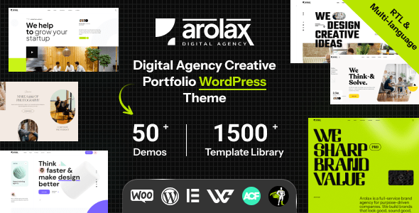 Arolax v1.9.2 | Creative Digital Agency Theme