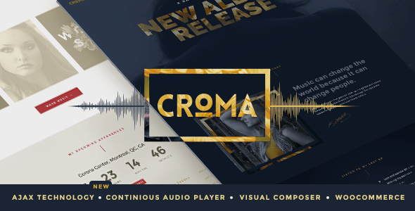 Croma v3.6.1 – Music WordPress Theme with Ajax and Continuous Playback