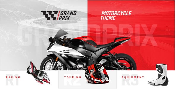 GrandPrix v1.6 – Motorcycle WordPress Theme