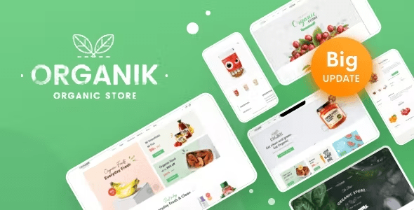 Organik v3.3.4 – Organic Food Store WordPress Theme