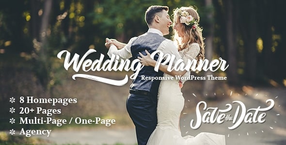 Wedding Planner v6.7 – Responsive WordPress Theme