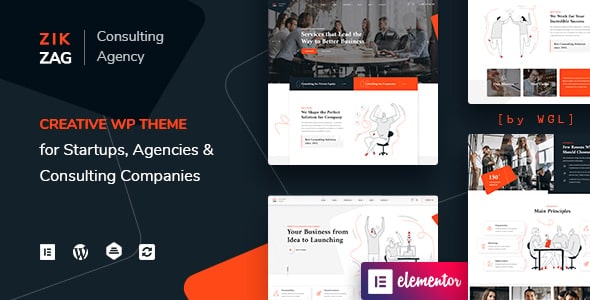 ZikZag v1.4.6 – Consulting & Agency WordPress Theme