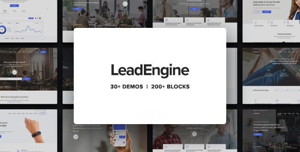 LeadEngine v4.9 – Multi-Purpose WordPress Theme with Page Builder