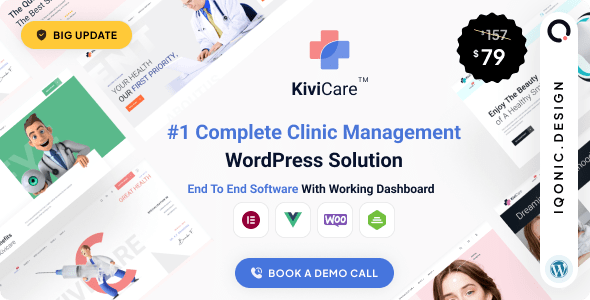 KiviCare(TM) v2.2.13 – Medical Clinic & Patient Management WordPress Solution