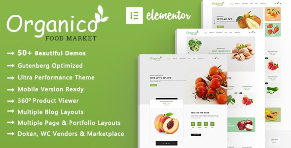 Organico v2.2.3 | Organic Food WooCommerce WordPress Theme