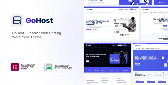 GoHost v5.1 – Reseller Web Hosting WordPress Theme