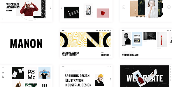Manon v2.7.1 – Portfolio & Agency WordPress Theme