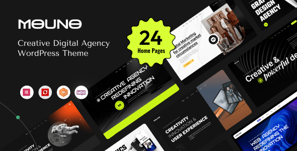 Mouno v1.0.0 – Creative Digital Agency WordPress Theme