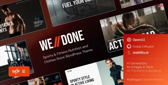 Welldone v2.4 – Sports Store WordPress Theme