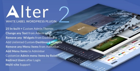 Alter v2.4.9 – White Label WordPress Plugin