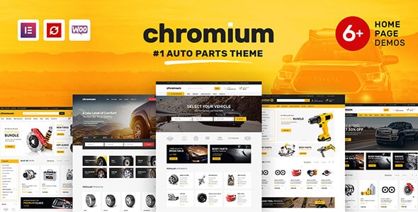 Chromium v1.4.0 – Auto Parts Shop WordPress Elementor Theme