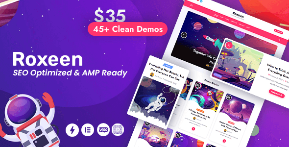 Roxeen v2.6 | Personal Lightweight WordPress Theme
