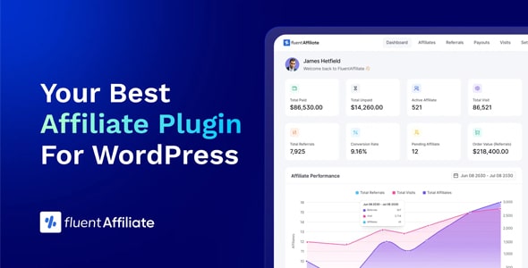 FluentAffiliate Pro v1.0.2 – WordPress Affiliate Management Plugin