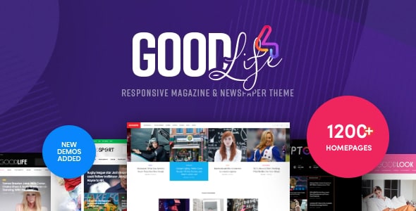 GoodLife v4.6.5 – Magazine & Newspaper WordPress Theme