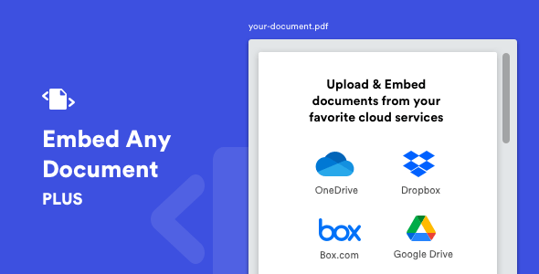 Embed Any Document Plus v2.8.8 – WordPress Plugin