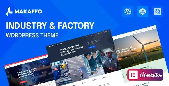 Makaffo v1.1.12 | Industry & Factory WordPress Theme