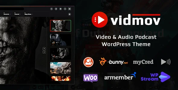 VidMov v2.3.8 – Video WordPress Theme