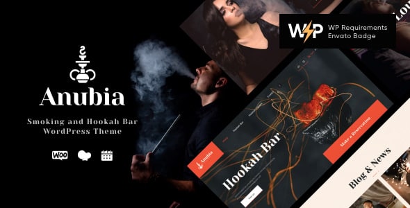 Anubia v1.0.15 | Smoking and Hookah Bar WordPress Theme