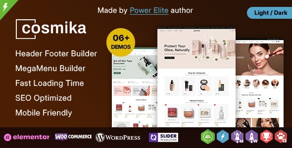 Cosmika v1.5.9 – Beauty Cosmetics & Makeup SkinCare WooCommerce WordPress Theme