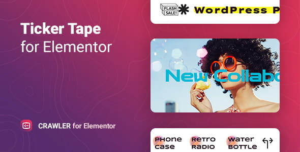 Crawler v1.0.9 – Ticker Plugin for Elementor