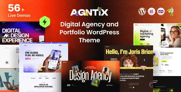 Agntix v1.1.0 – Digital Agency & Creative Portfolio WordPress Theme