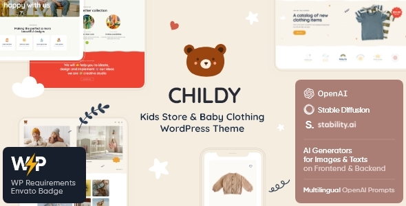 Childy v1.15.0 – Kids Store & Baby Clothing WordPress Theme
