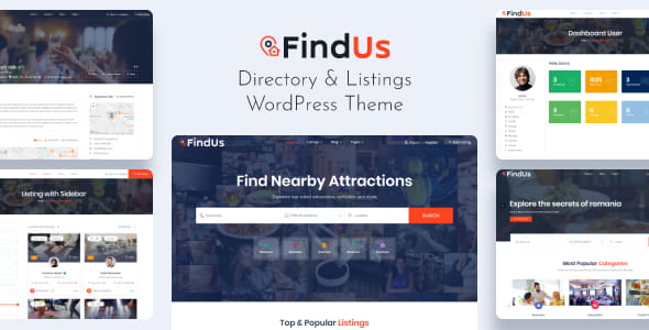 Findus v1.1.67 – Directory Listing WordPress Theme